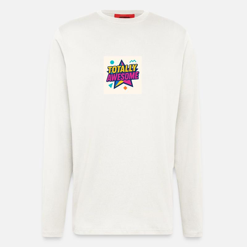Totally Awesome – Star Power - Langarmshirt - made by SPREAD  - OFF WHITE