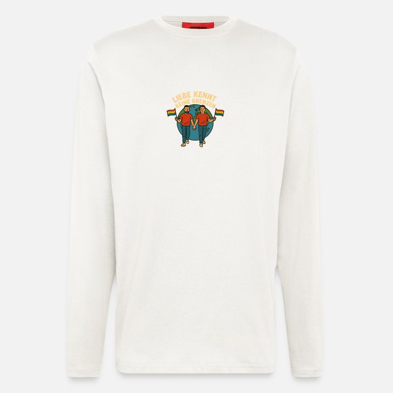 Love knows no boundaries - Longsleeve - made by SPREAD  - OFF WHITE