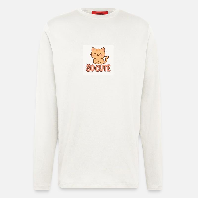 Süßes Kätzchen - Langarmshirt - made by SPREAD  - OFF WHITE