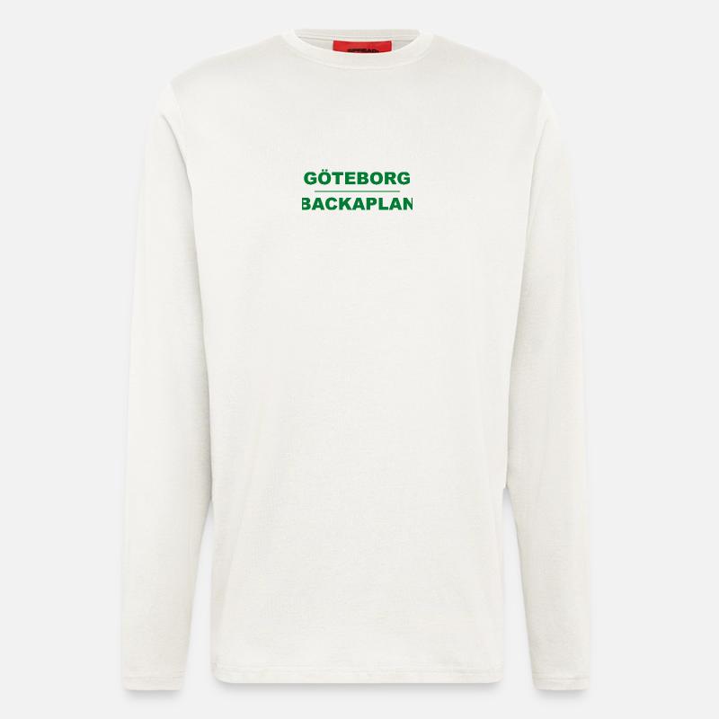 Göteborg Backaplan – Green-black design - Longsleeve - made by SPREAD  - OFF WHITE