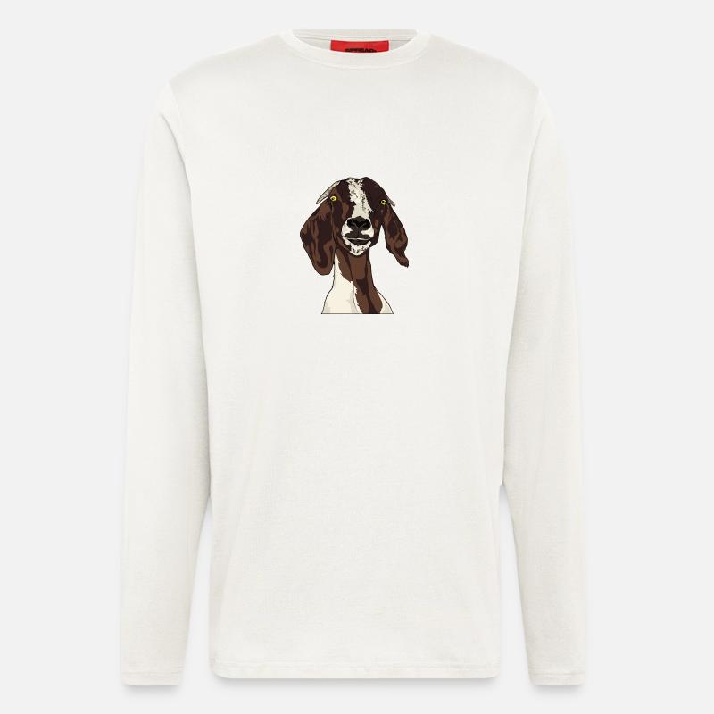 Ziege - Langarmshirt - made by SPREAD  - OFF WHITE