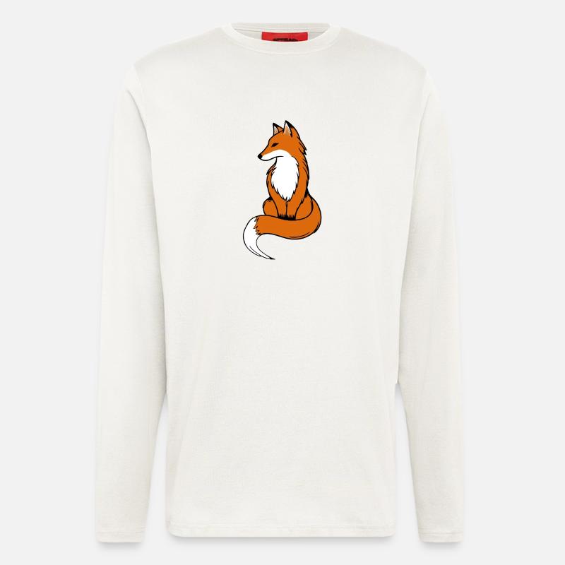 Fuchs - Langarmshirt - made by SPREAD  - OFF WHITE