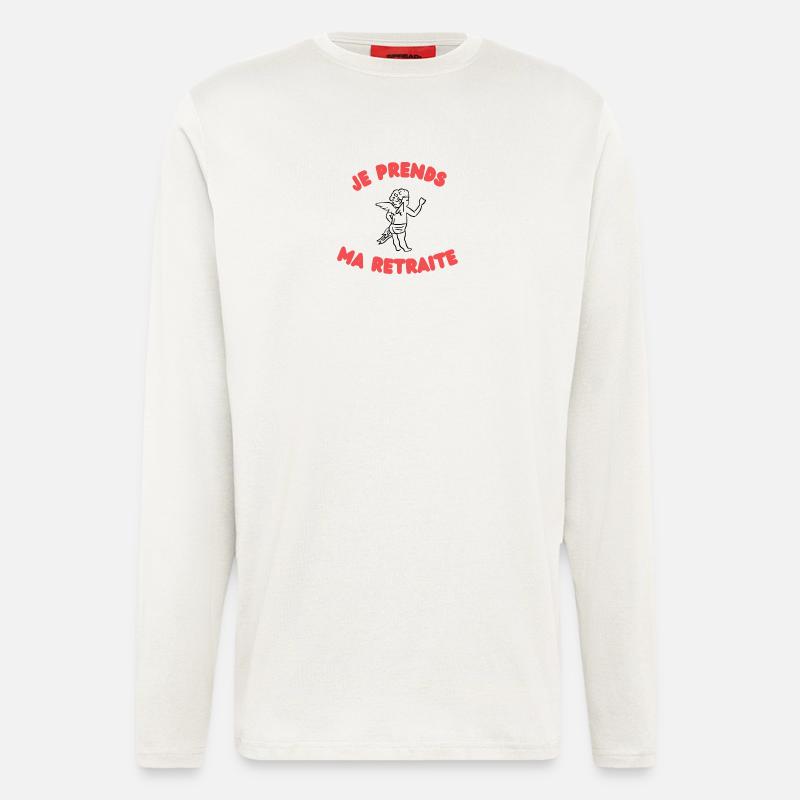 Cupid resigns - Longsleeve - made by SPREAD  - OFF WHITE