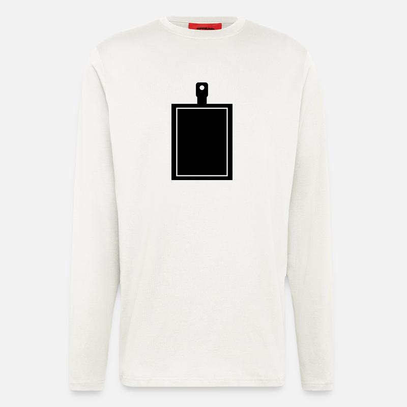 Schneidbrett - Langarmshirt - made by SPREAD  - OFF WHITE