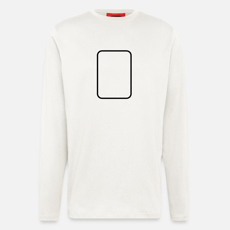 Mathematics - rectangle icon - Longsleeve - made by SPREAD  - OFF WHITE