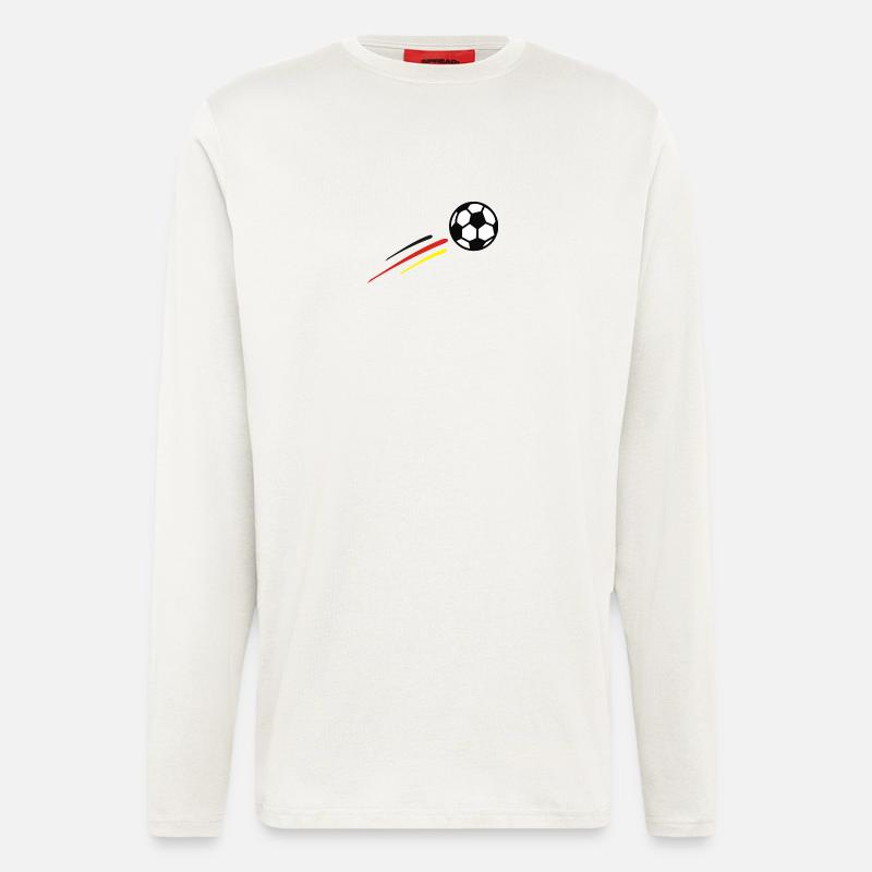 ball_deutsch_4farb - Longsleeve - made by SPREAD  - OFF WHITE
