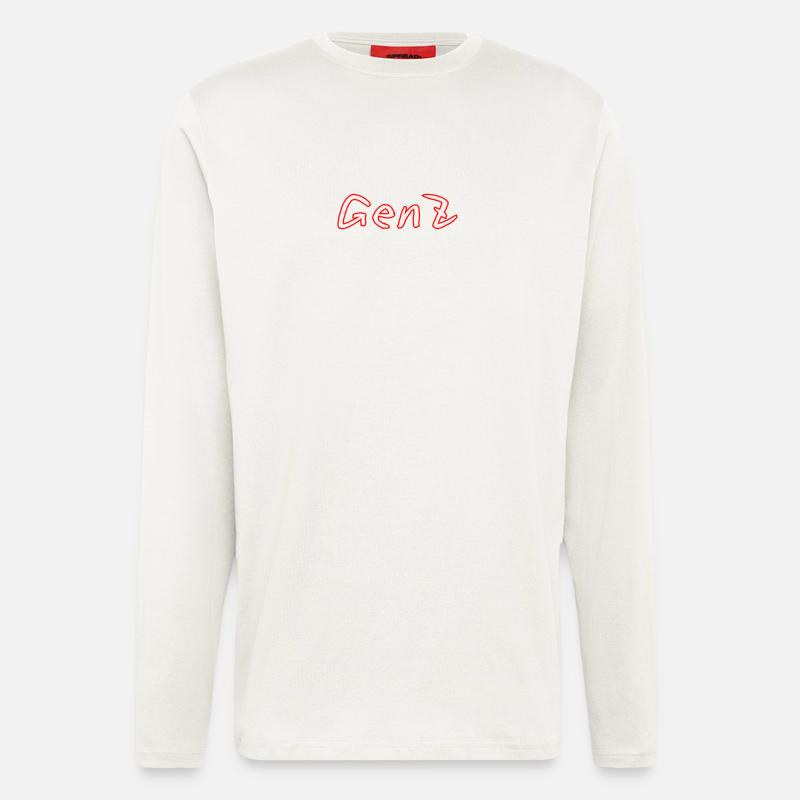 GenZ Graffiti Red - Longsleeve - made by SPREAD  - OFF WHITE