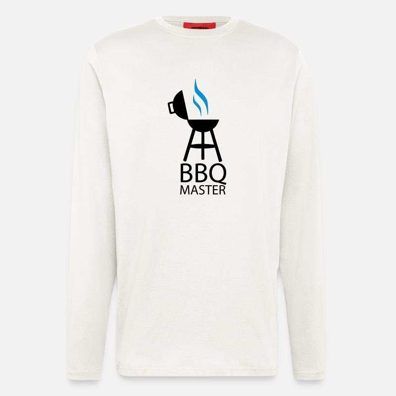 BBQ master 2clr - Langarmshirt - made by SPREAD  - OFF WHITE