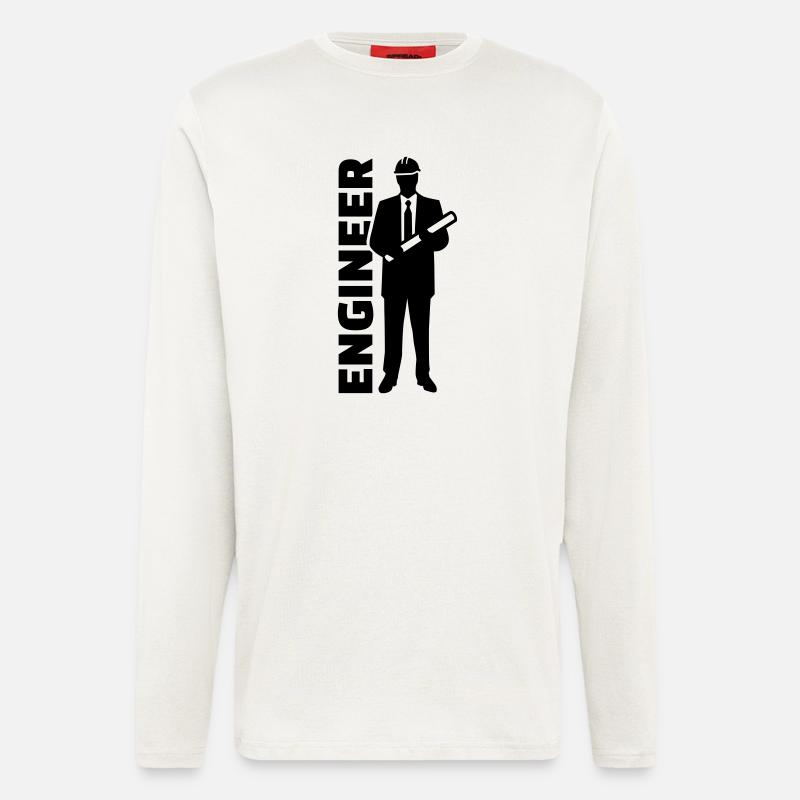 Ingenieur - Langarmshirt - made by SPREAD  - OFF WHITE
