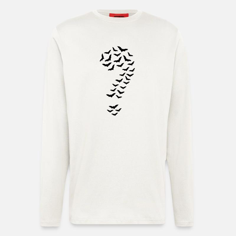 Fledermäuse - Langarmshirt - made by SPREAD  - OFF WHITE