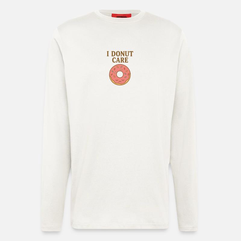 Ich kümmere mich um Donuts - Langarmshirt - made by SPREAD  - OFF WHITE