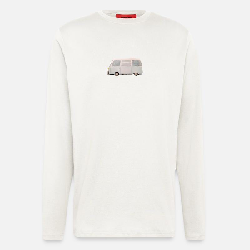 Camper Campingbus - Langarmshirt - made by SPREAD  - OFF WHITE