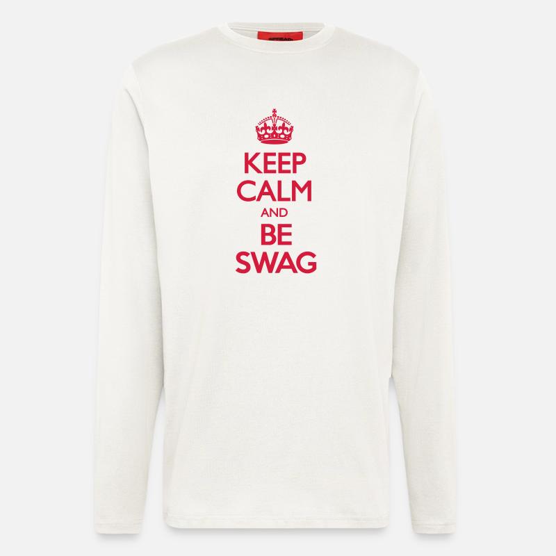 Keep Calm and Swag - Longsleeve - made by SPREAD  - OFF WHITE