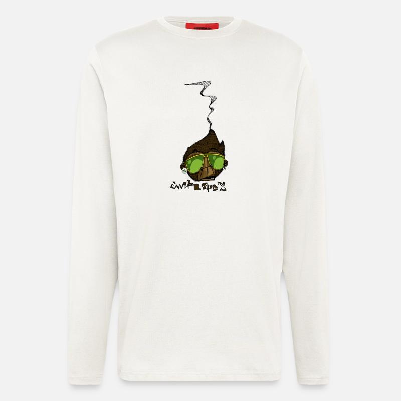 Der Stadtaffe Ray Ban - Langarmshirt - made by SPREAD  - OFF WHITE