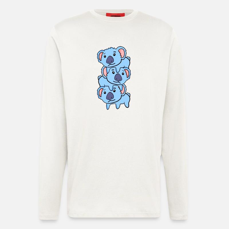 Cute koalas - Longsleeve - made by SPREAD  - OFF WHITE