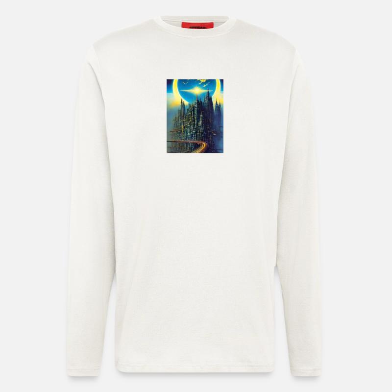 Sternenhimmel - Langarmshirt - made by SPREAD  - OFF WHITE
