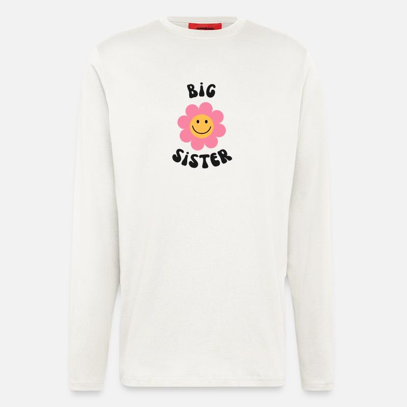 große Schwester - Langarmshirt - made by SPREAD  - OFF WHITE