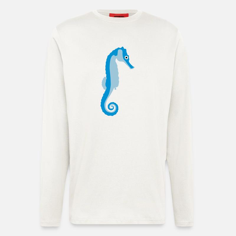 seepferdchen_082012_a_3c - Longsleeve - made by SPREAD  - OFF WHITE