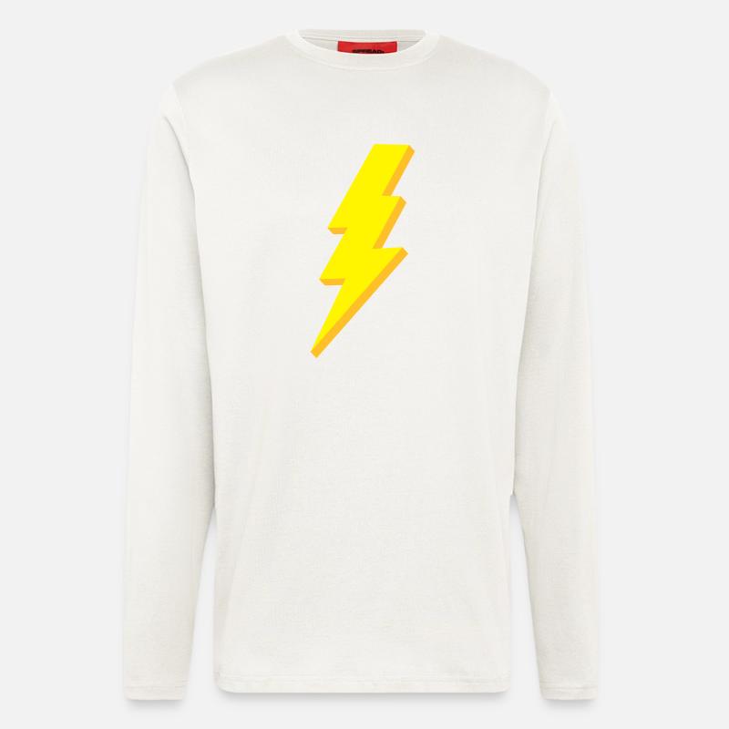 blitz3 - Langarmshirt - made by SPREAD  - OFF WHITE