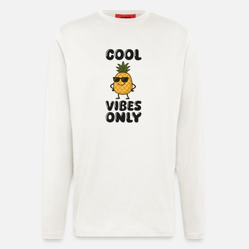 Pineapple Comic - Longsleeve - made by SPREAD  - OFF WHITE