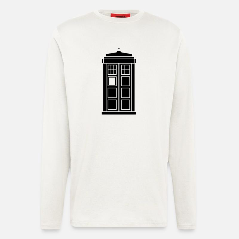 Tardis - Langarmshirt - made by SPREAD  - OFF WHITE