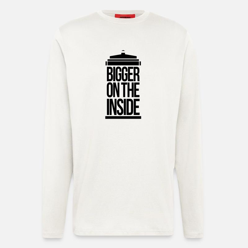 Bigger on the inside - Langarmshirt - made by SPREAD  - OFF WHITE