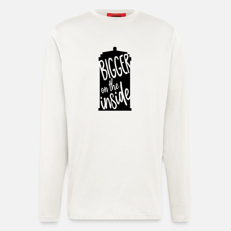 Bigger on the inside - Langarmshirt - made by SPREAD  - OFF WHITE