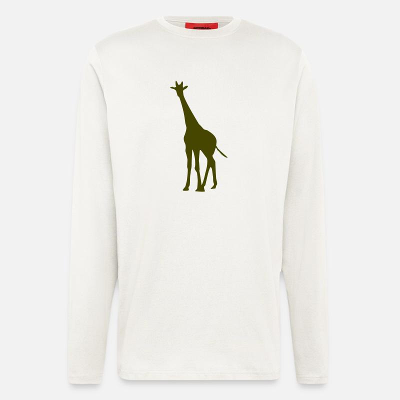 Giraffe - Langarmshirt - made by SPREAD - OFF WHITE