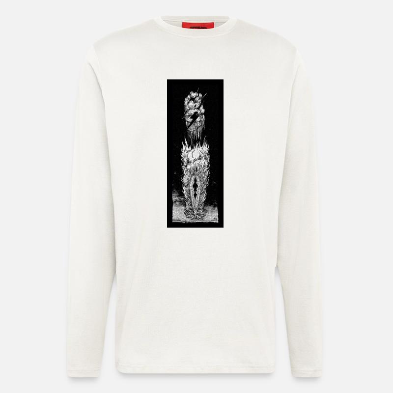 Feuergeist Schlüssellicht - Langarmshirt - made by SPREAD - OFF WHITE