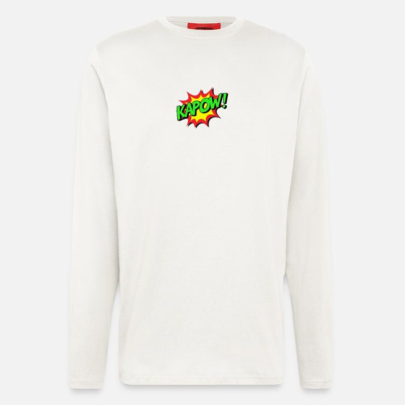 KAPOW Comic Explosion - Langarmshirt - made by SPREAD  - OFF WHITE