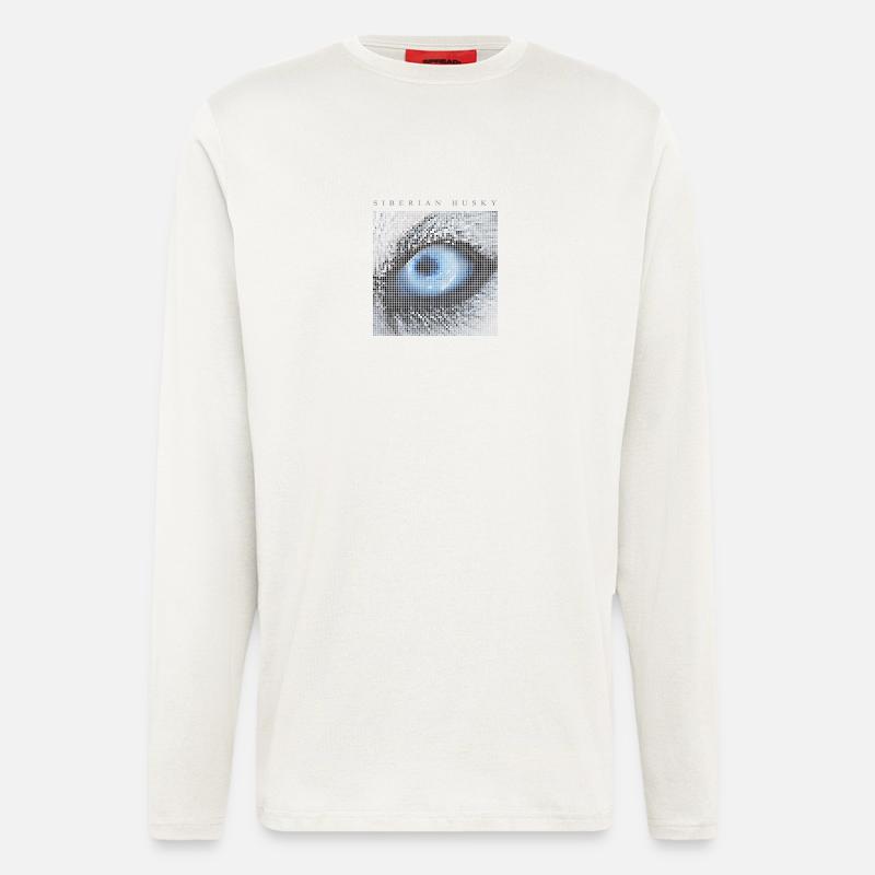 Husky eye - Longsleeve - made by SPREAD  - OFF WHITE