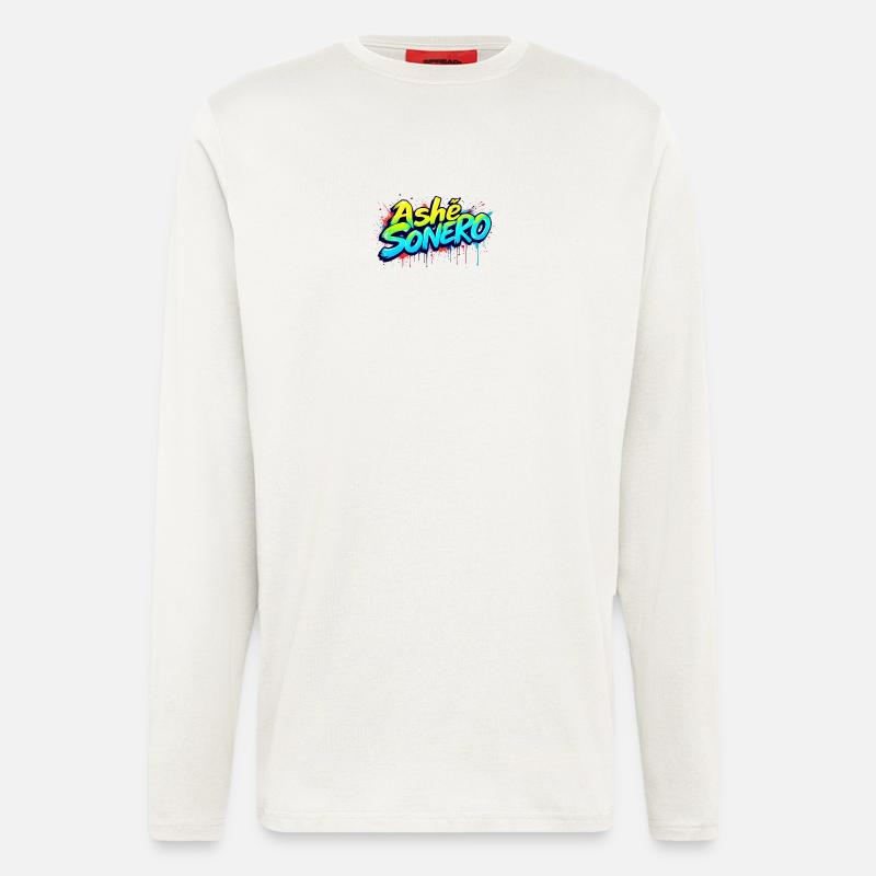 Ashe Sonero Graffiti Rainbow - Longsleeve - made by SPREAD  - OFF WHITE