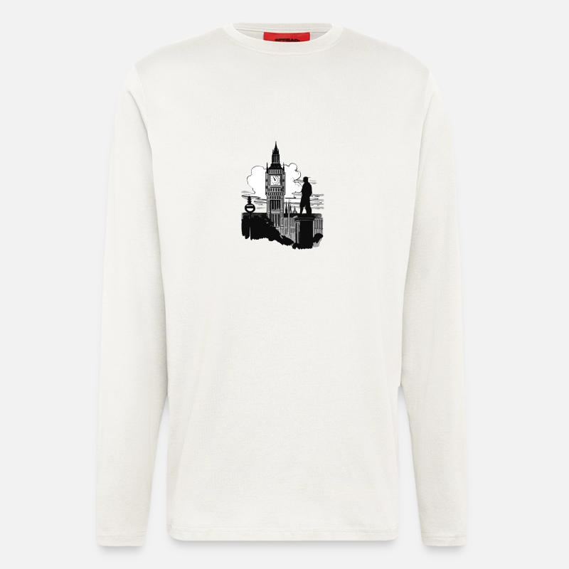 Big Ben - Langarmshirt - made by SPREAD  - OFF WHITE
