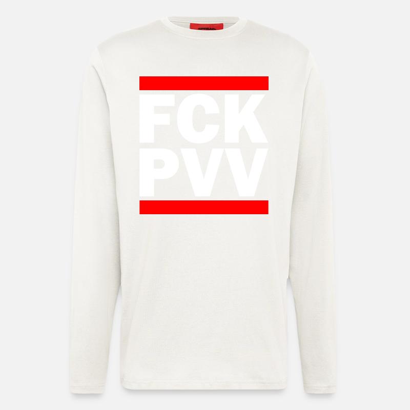 Fck pvv - Langarmshirt - made by SPREAD  - OFF WHITE