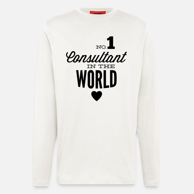 Bester Berater der Welt - Langarmshirt - made by SPREAD - OFF WHITE