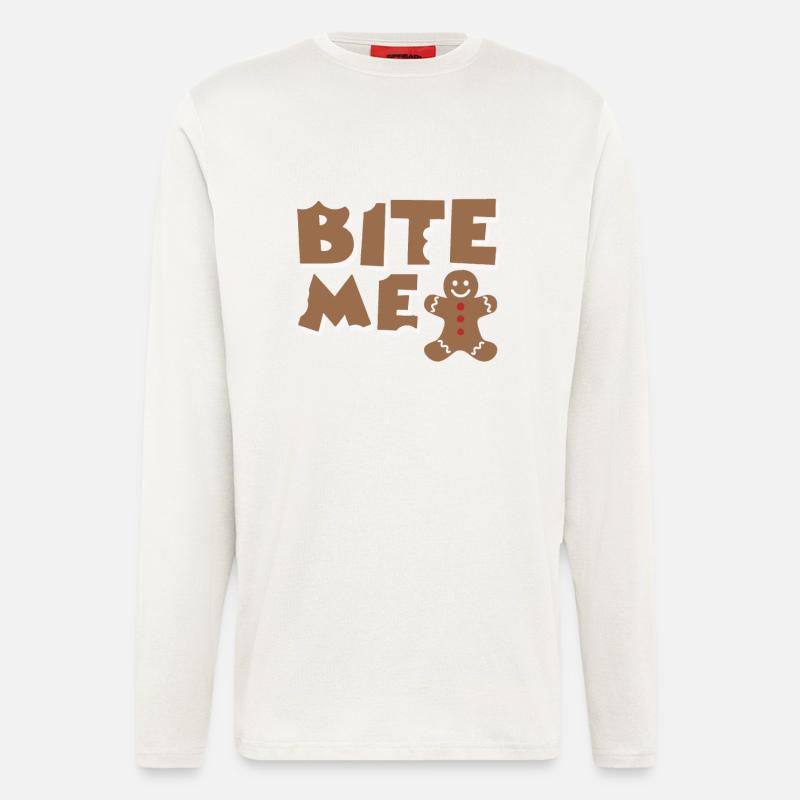 bite me - Longsleeve - made by SPREAD  - OFF WHITE