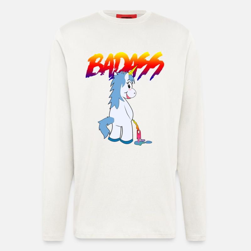badass2 - Longsleeve - made by SPREAD  - OFF WHITE