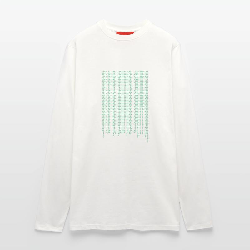 Matrix code Langarmshirt - made by SPREAD 