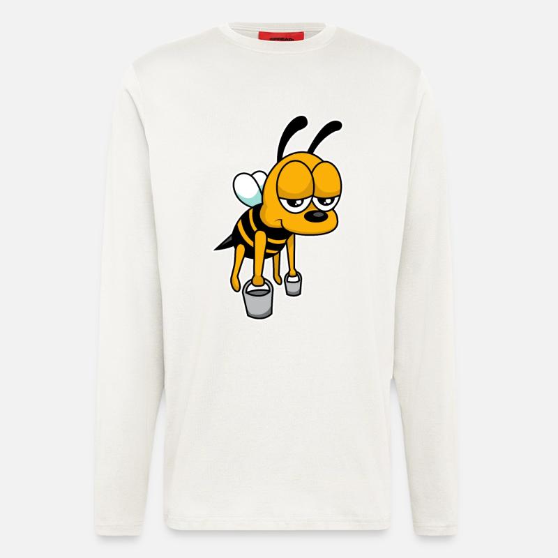 Worker bee - design - Longsleeve - made by SPREAD  - OFF WHITE