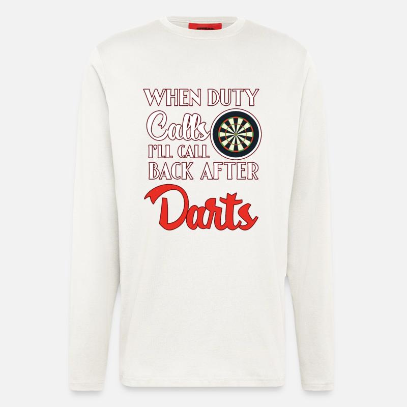 Darts Dart - Langarmshirt - made by SPREAD  - OFF WHITE