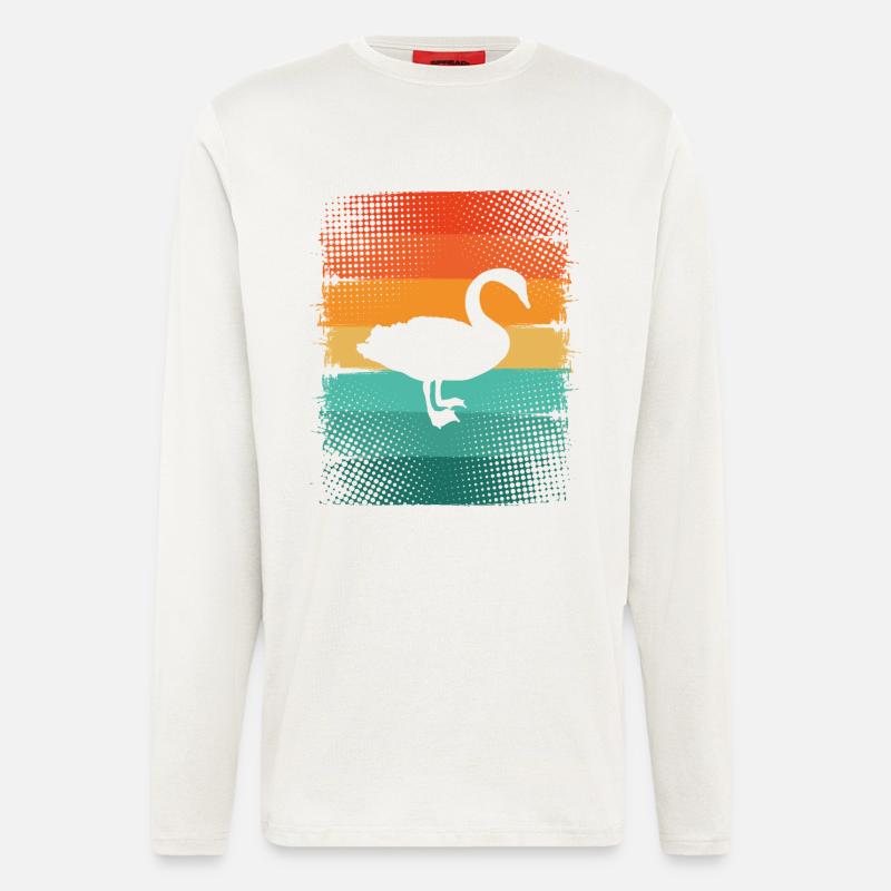 Schwan - Langarmshirt - made by SPREAD  - OFF WHITE