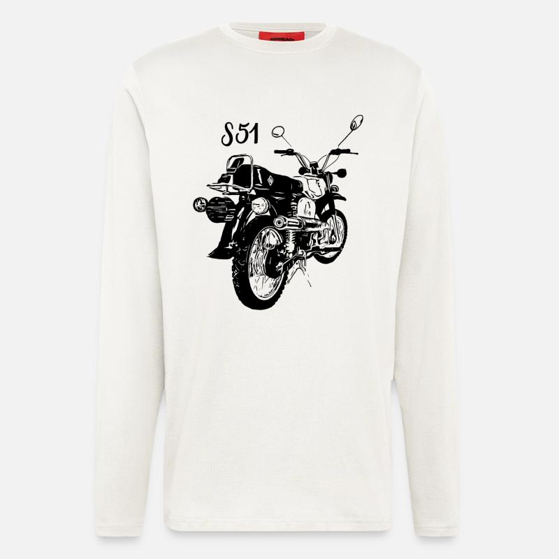 S51 - Langarmshirt - made by SPREAD  - OFF WHITE