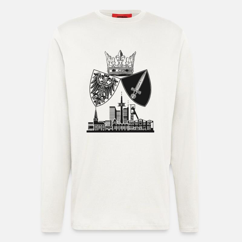 Essen - Skyline - Wappen - Langarmshirt - made by SPREAD  - OFF WHITE