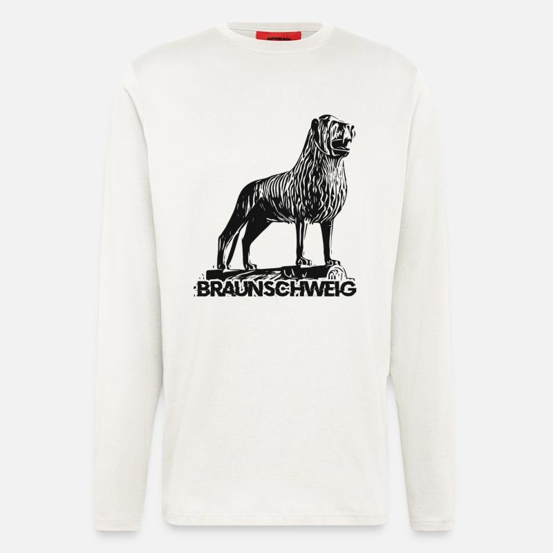 Braunschweig Löwe - Langarmshirt - made by SPREAD  - OFF WHITE