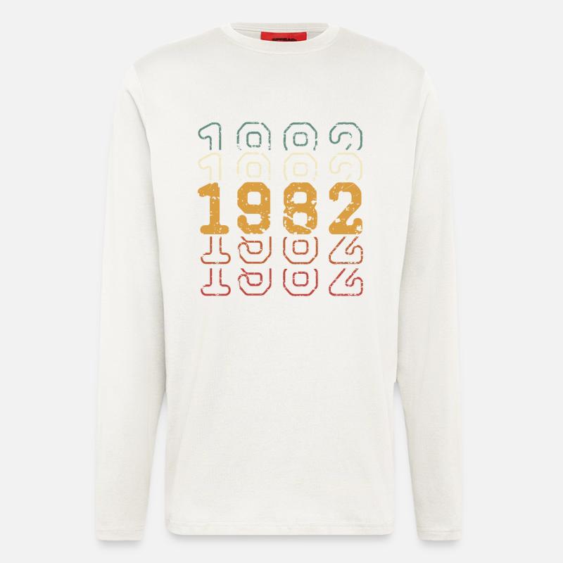 1982 - Langarmshirt - made by SPREAD  - OFF WHITE