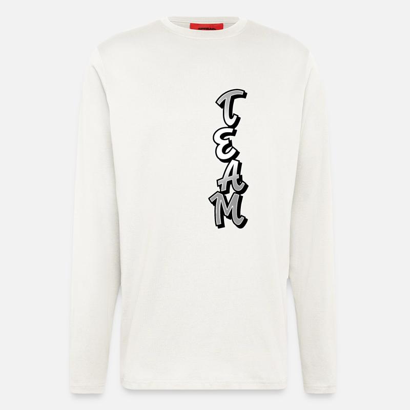 Team - Langarmshirt - made by SPREAD  - OFF WHITE