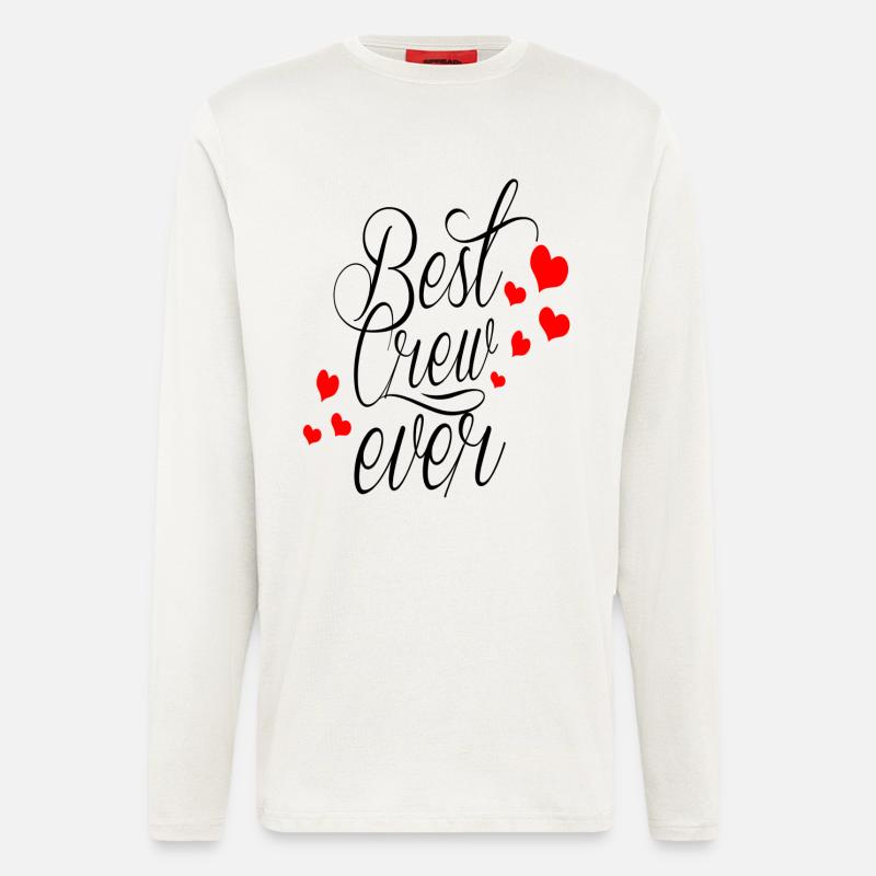 BEST CREW EVER - Longsleeve - made by SPREAD - OFF WHITE