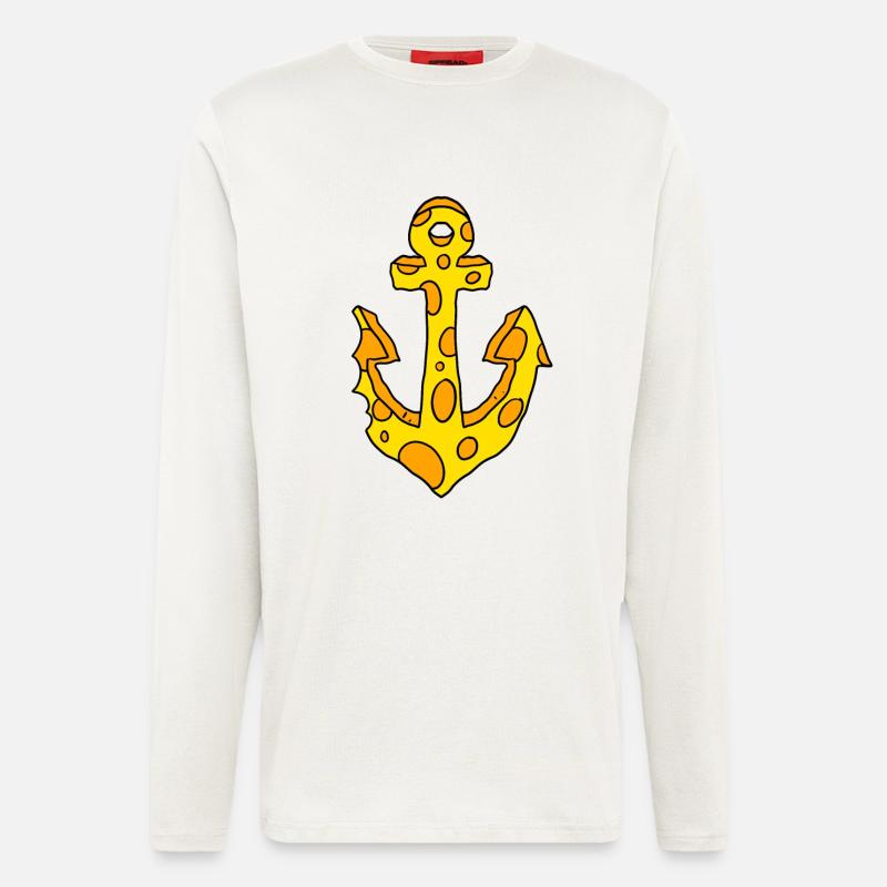Anker Käse - Langarmshirt - made by SPREAD  - OFF WHITE