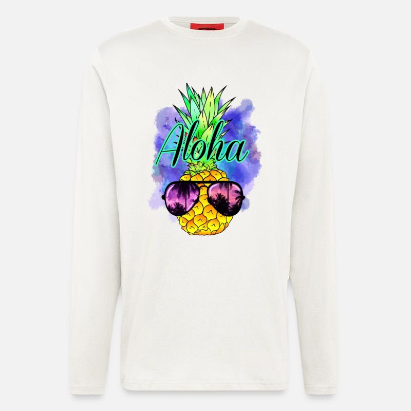 Aloha Pineapple - Longsleeve - made by SPREAD - OFF WHITE