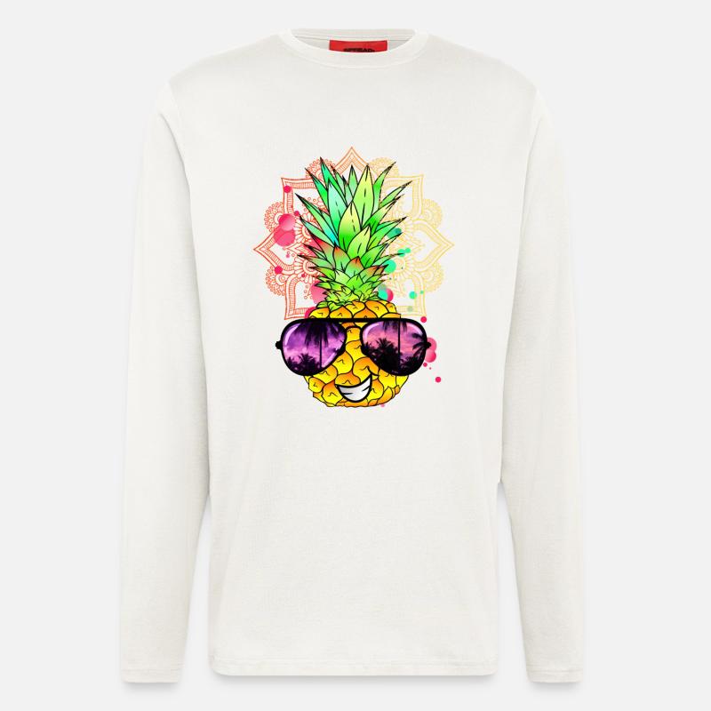 Pineapple Mandala - Longsleeve - made by SPREAD - OFF WHITE